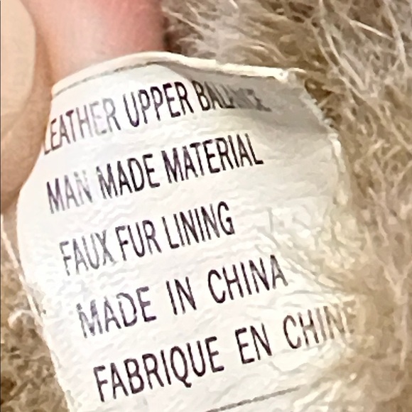 SKETCHERS WORK 🥾 TAN/BROWN LEATHER FAUX FUR LINED NON-SLIP SOLE CLOGS Women’s 10 - Picture 15 of 15